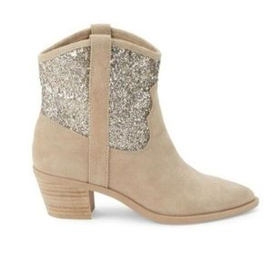 Dolce Vita Sonya Glitter Western Boot , NIB , size 8